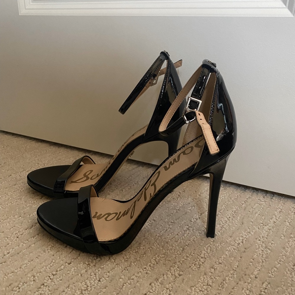 NWT Sam Edelman Black Patent Leather “Ariella” Heels